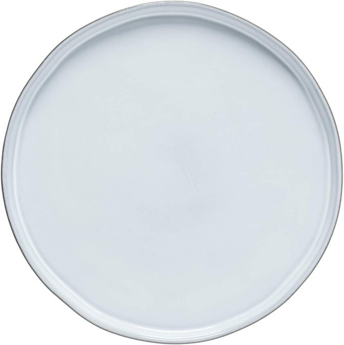 CERAMIC STONEWARE 11 DINNER PLATE LAGOA ECO GRES COLLECTION WHITE MICROWAVE DISHWASHER SAFE DINNERWARE FOOD SAFE GLAZING RESTAURANT QUALITY TABLEWARE