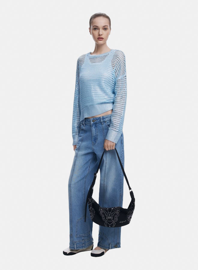 DESIGUAL Small faux leather studded bag - Image 1