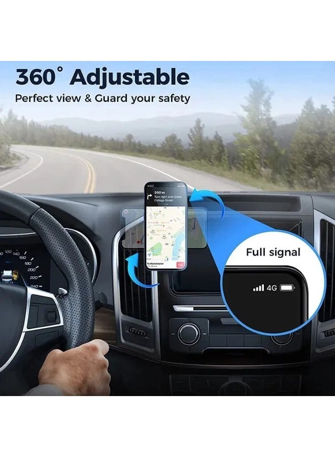 YD Universal Magnetic Car Phone Holder, 360° Rotating Dashboard Mount - Image 4