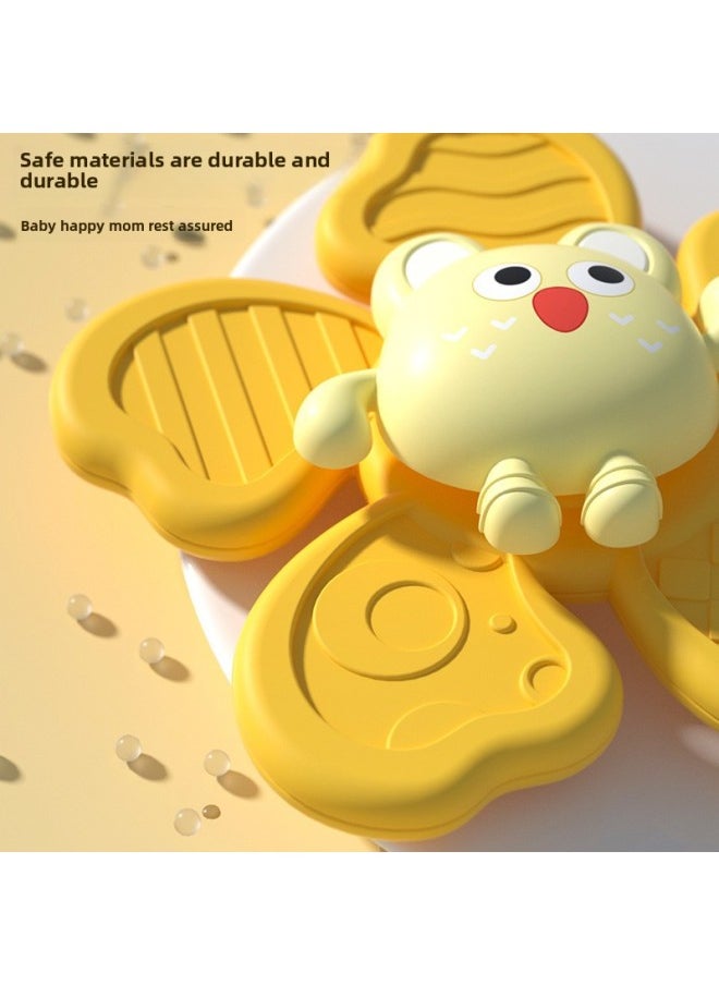 Baby Sucker Turning Fun Cartoon Flower Fingertip Spinning Top Children Infant Bathing Water Toys-Color:Sucker Turn Music (3 Color Box)  - Image 3