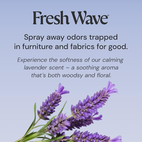 Fresh Wave Lavender Scent Odor Eliminator Spray & Air Freshener, 24 fl. oz. | Odor Absorber for Home, Furniture, Fabrics & Trash | Safer Odor Relief - Image 2