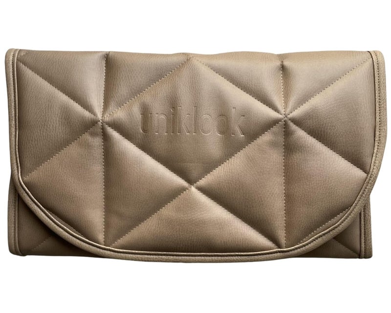 Uniklook Quilted Padded Vegan Leather Portable Changing pad Mat  Play mat Baby Toddler Infant by Uniklook  Baby Diaper  Tummy Time Mat Crawling Play Time  Waterproof Baby Infant Floor Mat 16x30 Tan - Image 3