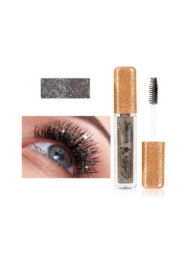 Corleone Glitter Color Mascara, Corleone Shimmer Sparkle Mascara glitter mascara for eyelashes,Eyeliner Charming Longlasting Mascara for Eyelash Eye Makeup (Black) - Image 1