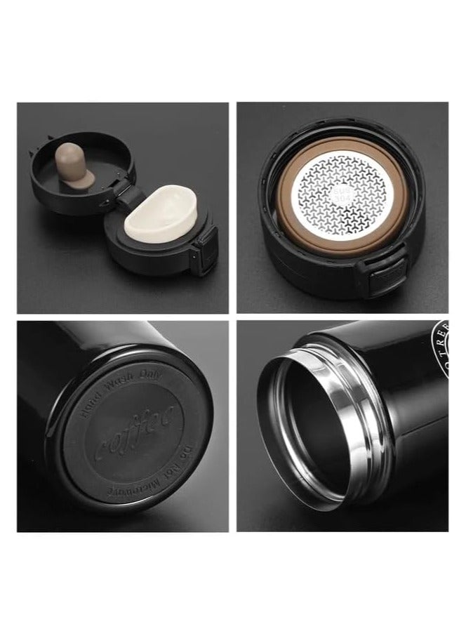 Bisbell Stainless Steel Vacuum Ice and Hot Drinks Insulated Travel Coffee Mug for Home Office Outdoor Works, Pink,BB3542,380ML - Image 4