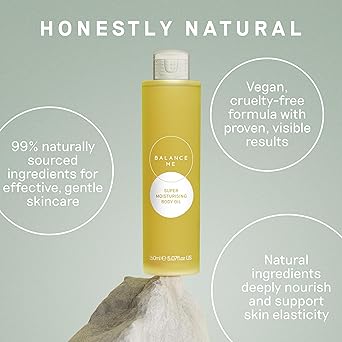 Balance Me Super Moisturising Body Oil 150ml Made With Rosehip Oil and Neroli Improve Stretch Marks and Dry Skin Maternity and Pregnancy Safe - Image 5