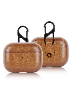 Applicable To Apple Wireless Bluetooth Headset Protective Cover Airpods2/3/4/pro2 Skin Conjoined Protection-Color:Light Brown-Model:Airpods Pro (carton Packaging)