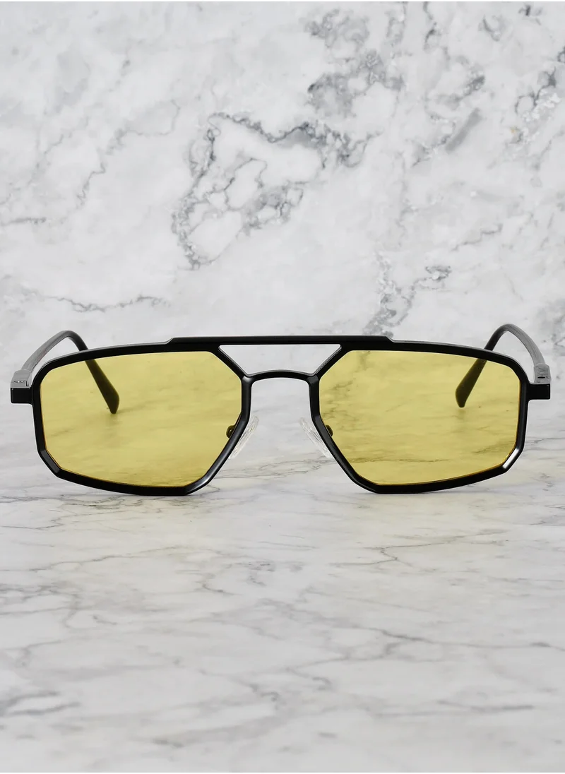 Explicit Poets Explicit Poets Unisex PABLO Black - Yellow Stylish Sunglasses, 6EP13