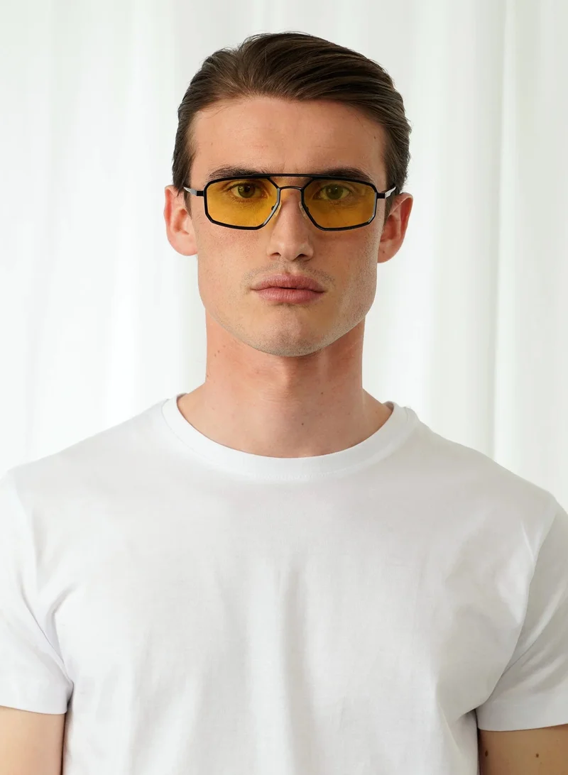 Explicit Poets Explicit Poets Unisex PABLO Black - Yellow Stylish Sunglasses, 6EP13