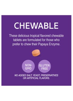 Papaya Enzyme Chewable 100 Tablets - pzsku/ZFF955E9842318CA3CF0FZ/45/_/1698184564/fb1dc932-056d-4f8d-a07c-5ac68733e60f