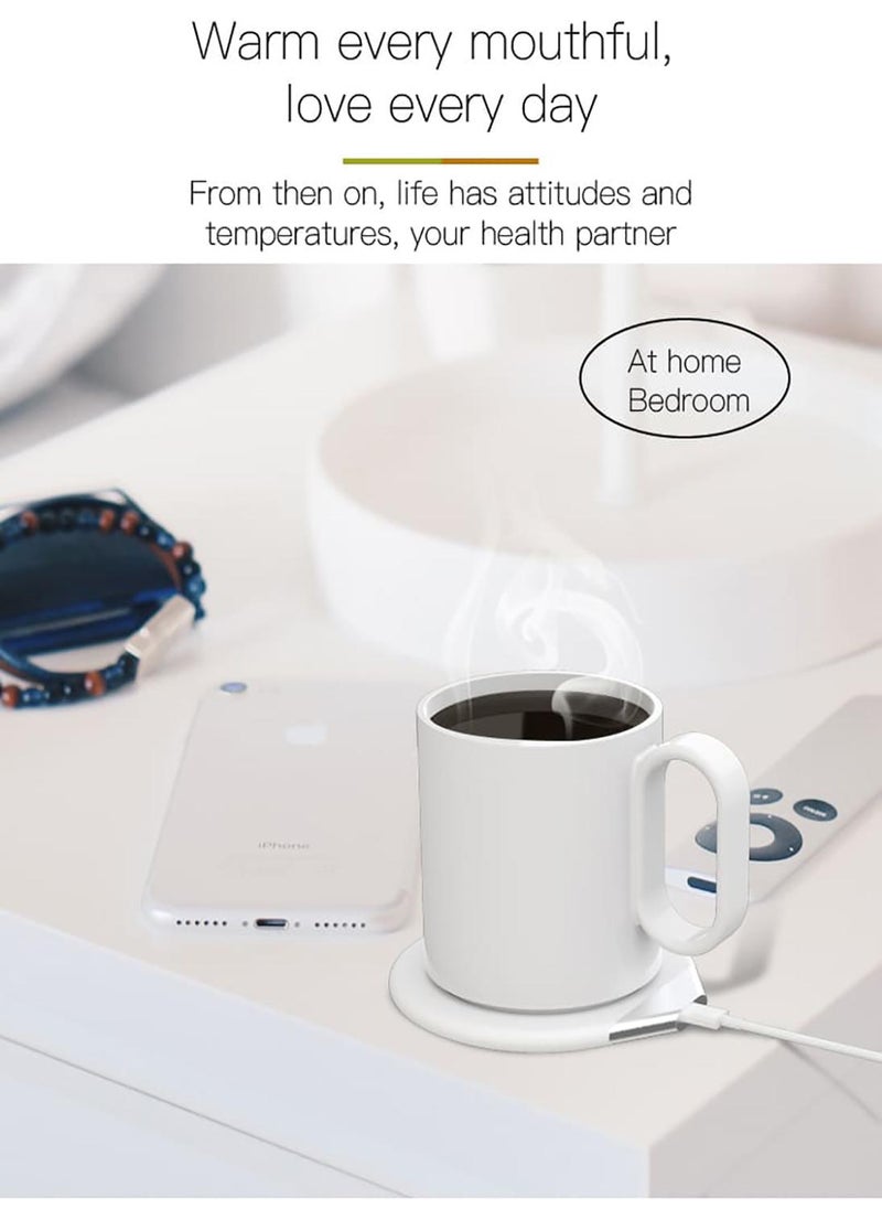 Hans Larsen CRIVITS - Smart Mug Warmer with Wireless Charger - White  - Image 3