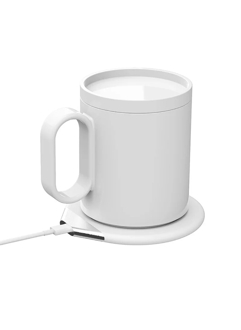Hans Larsen CRIVITS - Smart Mug Warmer with Wireless Charger - White