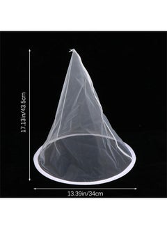 Realfrog 5 Pieces Honey Filter Strainer, Reusable Conical Nylon Honey Sieve, Professional Multifunctional Beekeeping Strainer, Ultra-fine Mesh Strainer Tool for Honey Wine Wax Beer Nut Mil  - Image 4