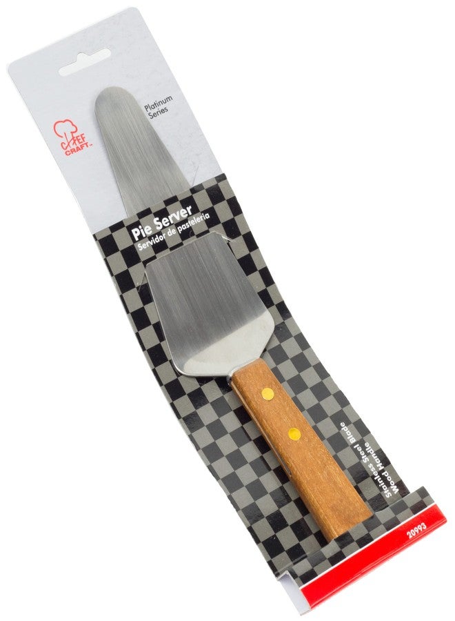 شيف كرافت ملعقة تقديم فطائر من الفولاذ المقاوم للصدأ من شيف كرافت سيليكت، طولها 9.25 بوصة، لون طبيعي - Image 2