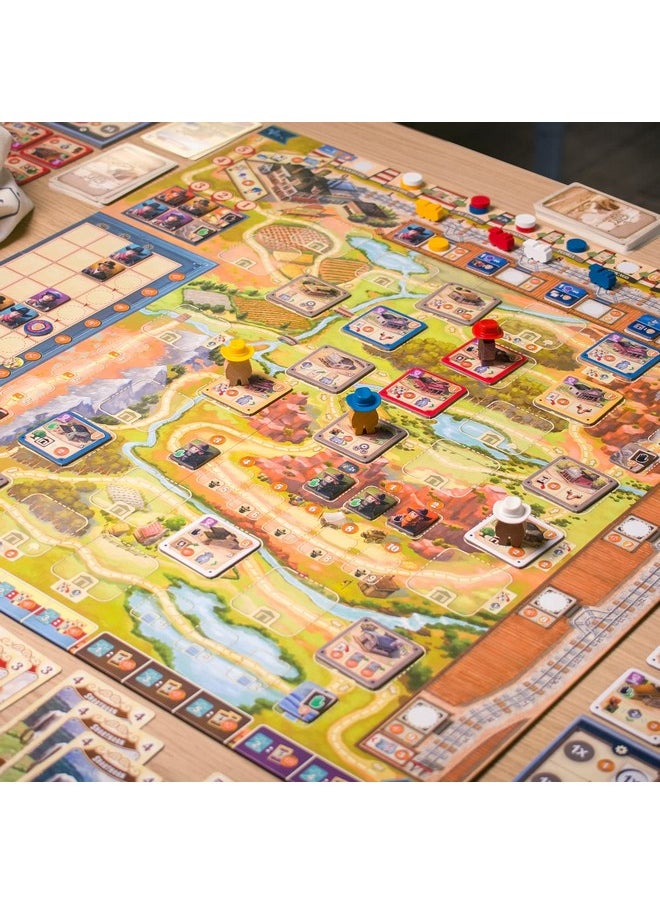 Plan B Games Great Western Trail 2Nd Edition Board Game ; Cowboy Adventure Game ; Strategy Game For Adults And Kids ; Ages 12+ ; 14 Players ; Average Playtime 75150 Minutes ; Made By Eggertspiele  - Image 4