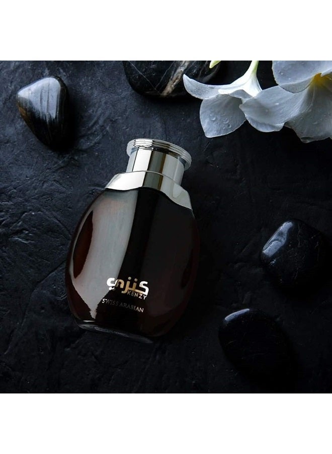 SWISS ARABIAN كنزي - منتجات فاخرة من دبي - عطر بخاخ شخصي يدوم طويلاً ومدمن - رائحة مغرية، توقيع مميز - العطر الفاخر من العربية - 3.4 أونصة - Image 2
