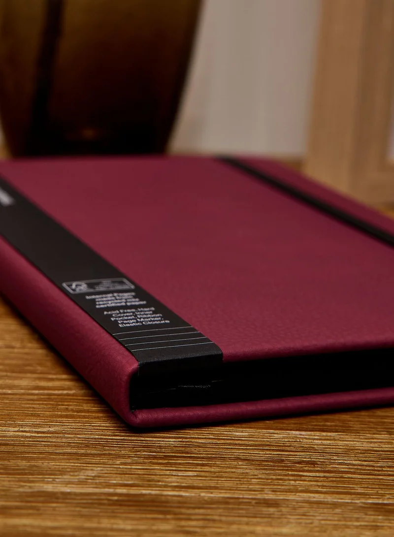 Typo A5 Purple Journal Elastic Closure