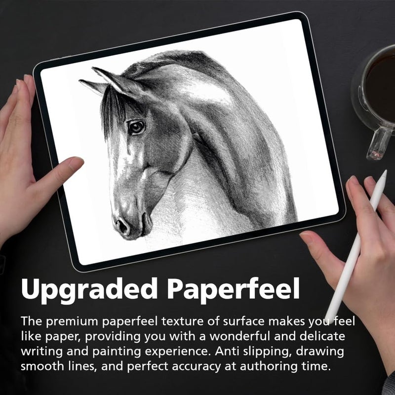 Diacube [2 Pack Paperfeel Screen Protector For iPad Mini 6th Generation 8.3 inch (2021), Anti-Glare Matte PET Film for Drawing and Writing Like on Paper, High Touch Sensitivity, Easy Installation - Image 2