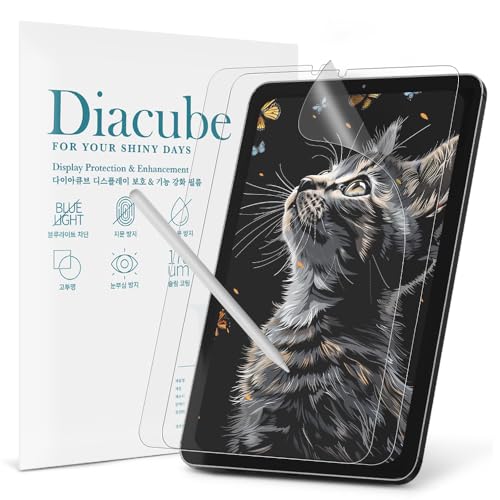 Diacube [2 Pack Paperfeel Screen Protector For iPad Mini 6th Generation 8.3 inch (2021), Anti-Glare Matte PET Film for Drawing and Writing Like on Paper, High Touch Sensitivity, Easy Installation - Image 1