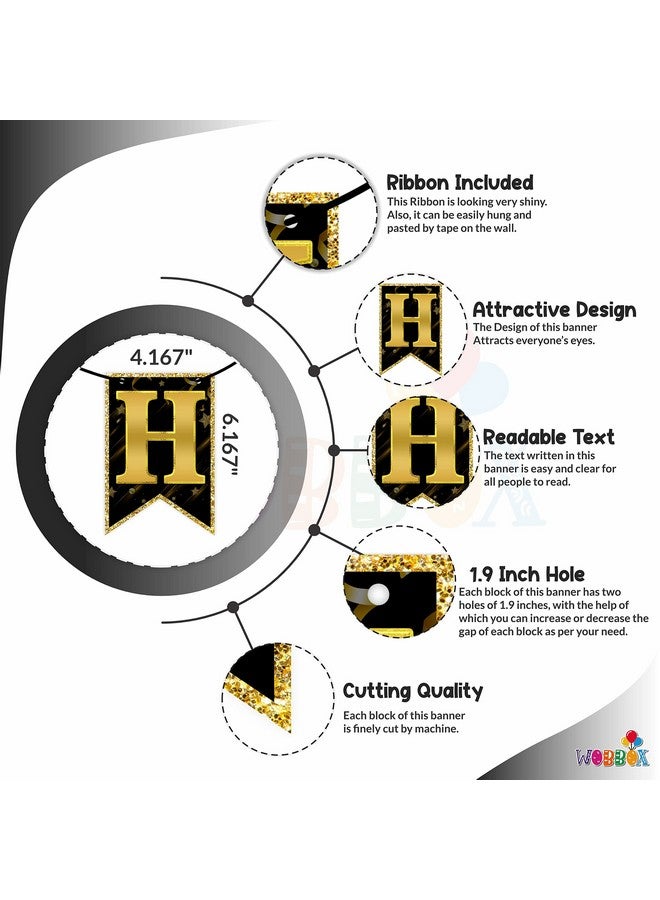 Wobbox Happy Retirement Banner, Retirement Party Banner, Retirement Party Decorations (FP4409) - Image 3