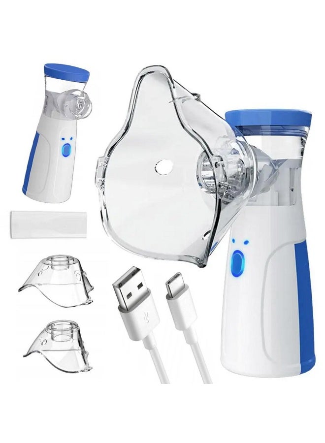 Portable Steam Nebulizer Compact Design For Daily Use And Travel With Adult And Child Masks - Image 2