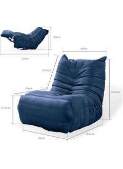 Maple Home Recliner Sofa Chair 360°Swivel Rocking Backrest Footrest Nordic Style Single Sofa Multi -Function Caterpillar Leisure Lounge Living  Bedroom Balcony Gaming Indoor Home Theater - pzsku/ZFF95DE2BC7D81788762CZ/45/_/1708863188/098c4dca-58be-48d3-8a21-aaa4a300d37b