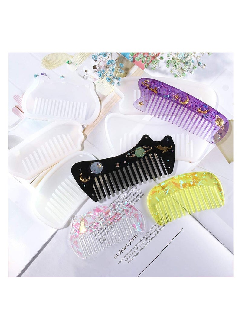 Excefore Comb Shape Silicone Casting Moulds, DIY Casting Moulds for Craft Making Handmade - Image 3
