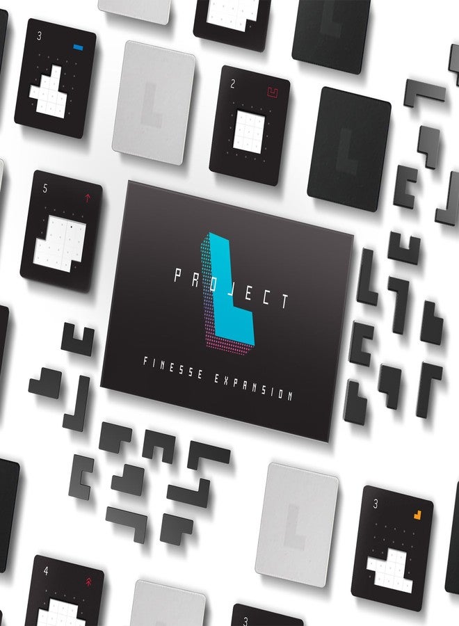 Asmodee Boardcubator Project L: Ghost Piece Board Game Expansion - Bigger Puzzles, New Rewards, and Exciting Gameplay! Puzzle Strategy Game for Kids & Adults, Ages 14+, 1-5 Players, 20-40 Mins, Made - Image 2