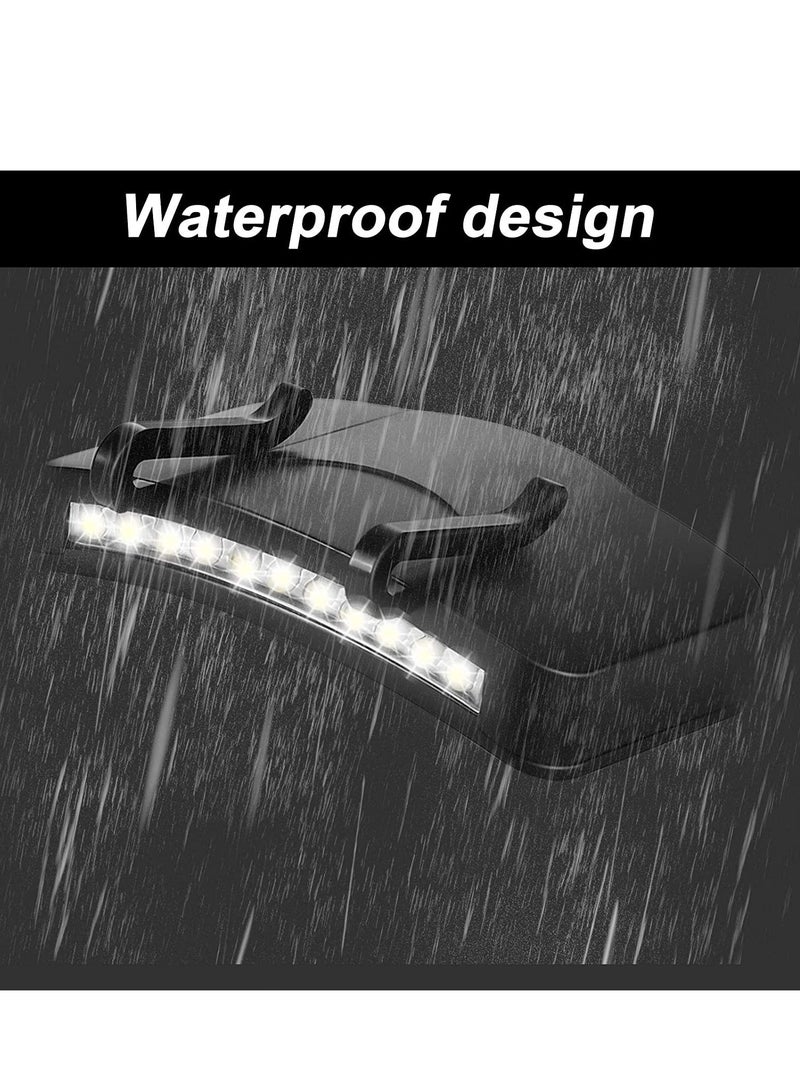 SYOSI Clip Head lamps Clip on Hat Cap Pocket  Rotatable Light Night Cycling Lighting Hands Free Ultra Bright for Running Fishing Camping  Reading Hiking Emergencies 4PCS Battery Not Included  - Image 4