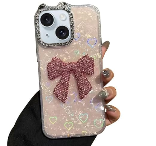 mobistyle Glitter Cover Case for iPhone 15 Plus | 6.7-Inch Compatible with MagSafe, Shiny Cute Bling Sparkle for Women and Girls Phone Cover iPhone 15 Plus (Blue) - Image 1