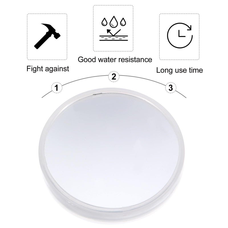 Biological Microscope Reflector Mirror 2Pcs Laboratory Optical Accessories for Student Microscopes - Image 4