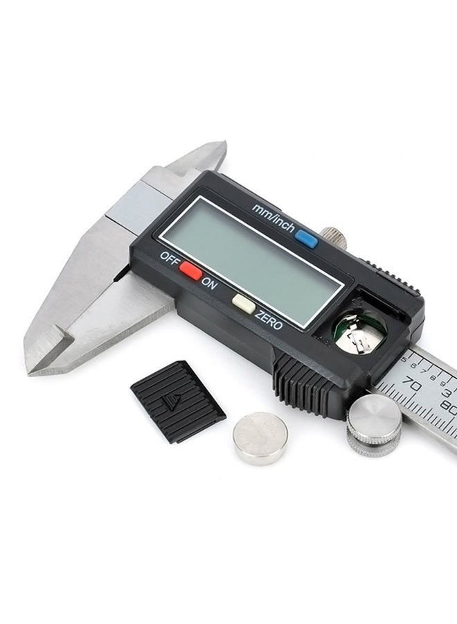 NIBEMINENT Stainless Steel Calliper With Digital Display Black/Silver 150mm