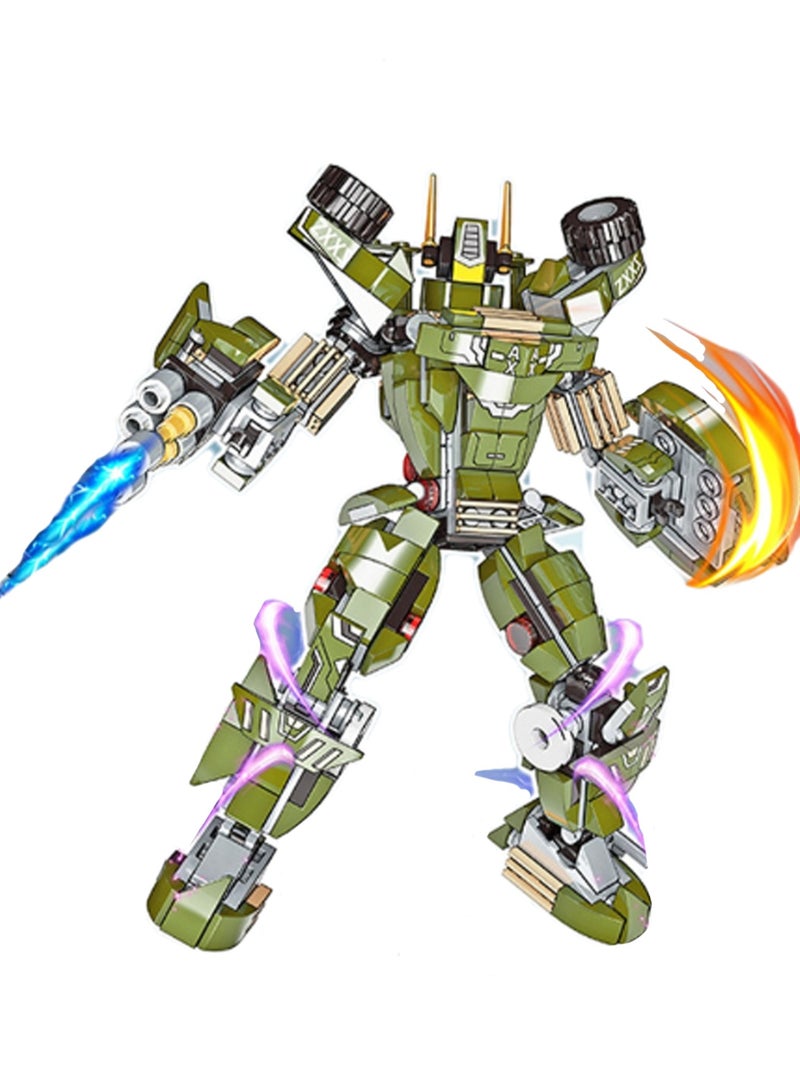 Armored Vehicle Mecha 407pcs Assembly Set Toys, Building Block Assembly Game, Best Learning And Role-Playing, Suitable For Gifts - Image 1