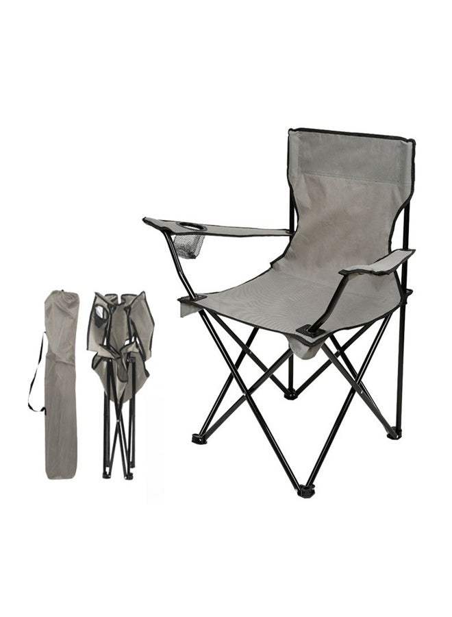 غاز كرسي تخييم قابل للطي محمول - كرسي صيد خارجي، 5 ألوان، خفيف الوزن، سعة 120 كجم، حامل أكواب - Image 1