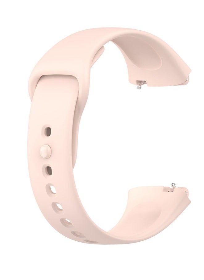 Generic 3 Piece Silicone Straps Compatible with Redmi Watch 3 Active/Redmi watch 3 lite(red/white/pink)  - Image 3