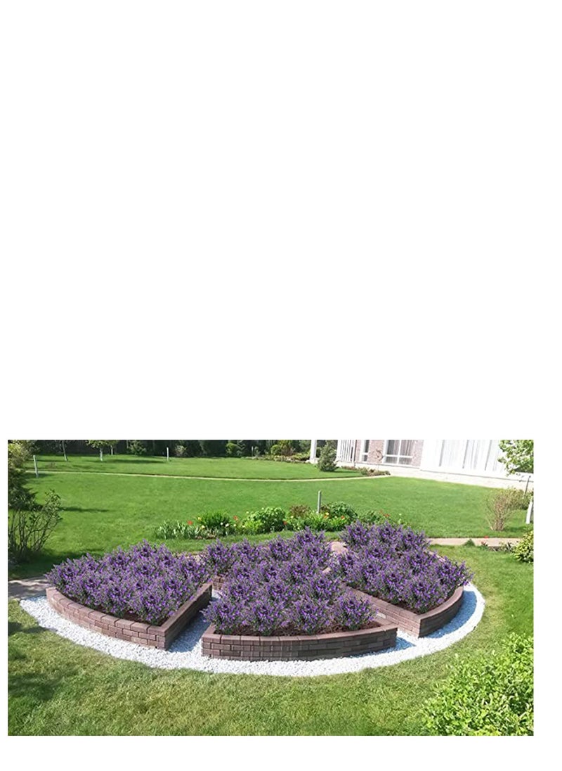 SYOSI - Artificial Lavender Plants No Fade Flowers Outdoor UV Resistant Flowers Bouquet Fake Shrubs Greenery Bushes for Home Kitchen Dining Room Garden Porch Window Box Farmhouse Decoration - Image 1