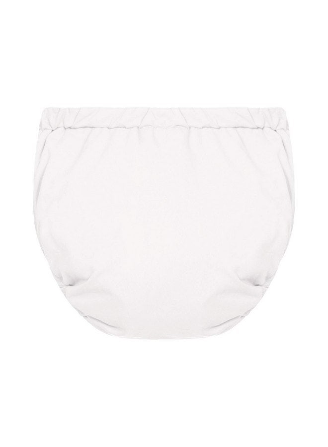 Durio Reusable Swim Diapers Washable Baby Swim Diaper Unisex Infant Toddler Swimming Diapers A White 2-3T - Image 3