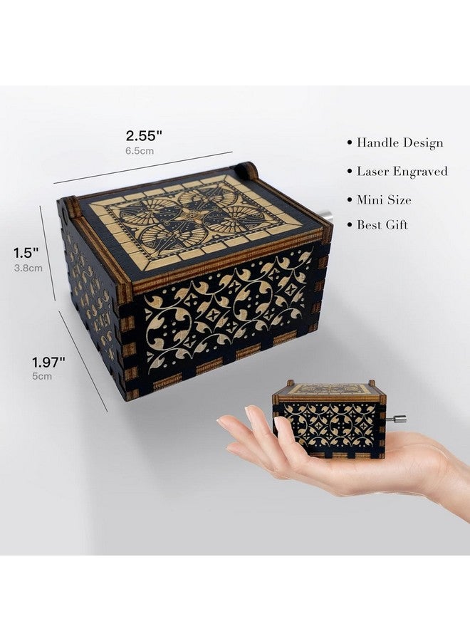 ستور 2508 صندوق موسيقى خشبي عتيق يعمل يدويًا من Store2508 - أصدقاء حقيقيون - أنت شمسي - هدية لأفضل صديق - Image 2