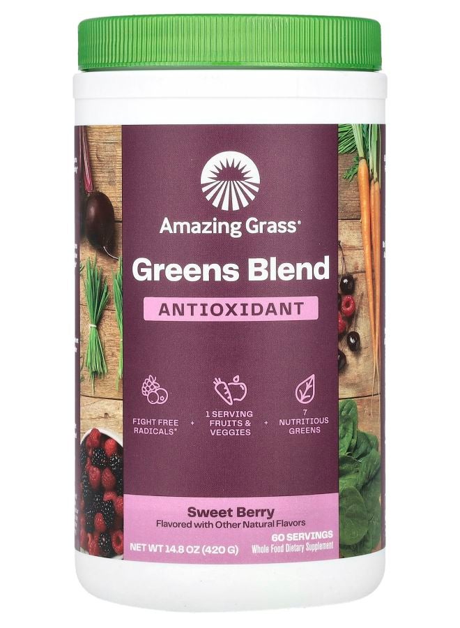 Greens Blend Antioxidant Sweet Berry 14.8 oz (420 g)