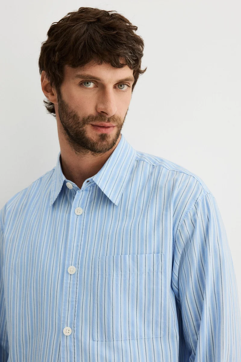 H&M Long cotton shirt
