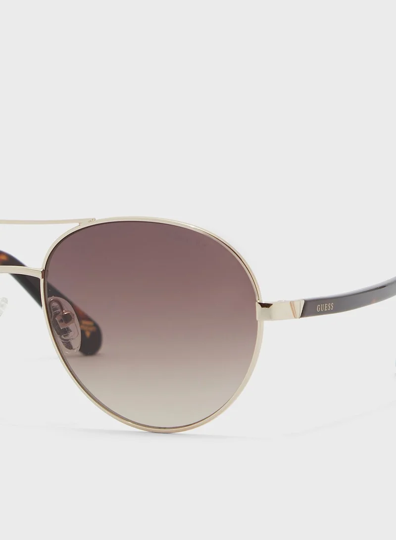 GUESS Aviator Sunglasses