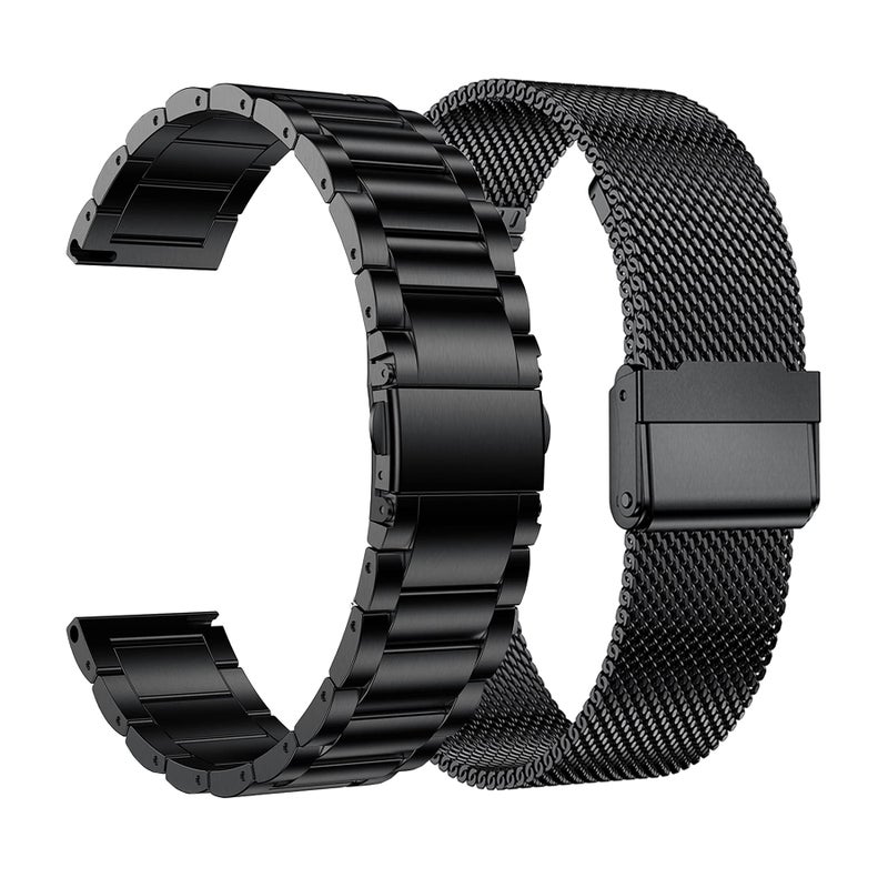 EANWireless Milanese Stainless Steel Band Compatible with Samsung Galaxy Watch 7 (40/44mm), Watch 6 Classic (47/43mm), Watch 6/5/5 Pro – Men & Women Smartwatch Strap - Image 1