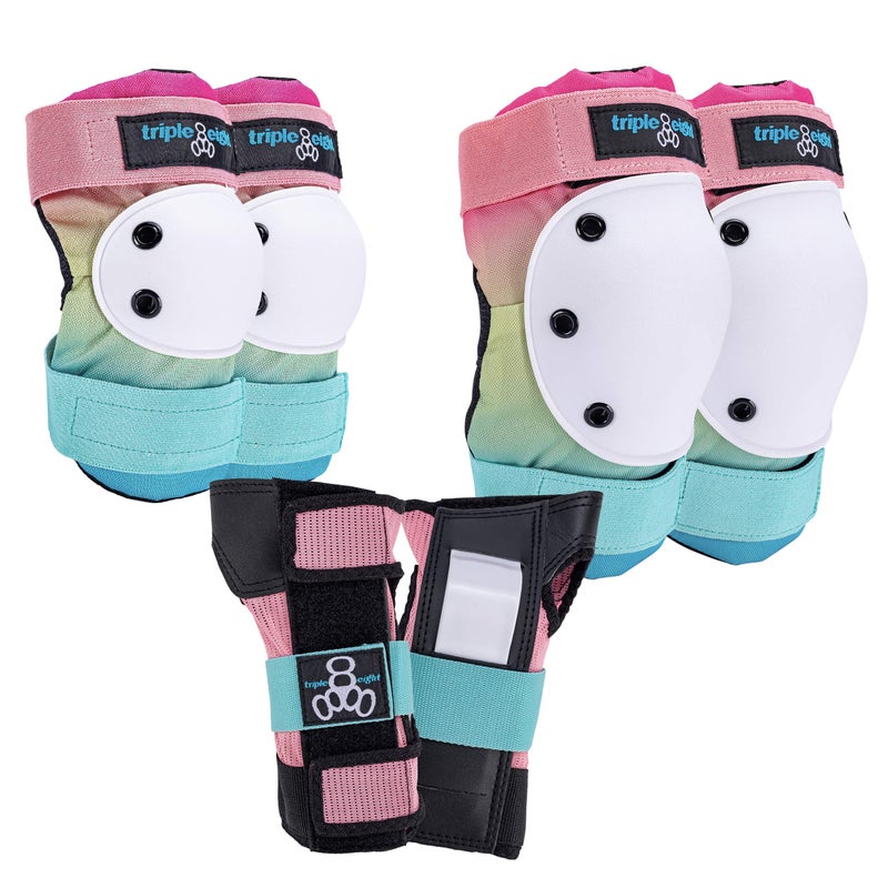 Triple Eight Saver Series 3-Pack Pad Setâ€“ Ideal for Skateboarding, In-line Skating, Roller Skating, and Biking - Image 1