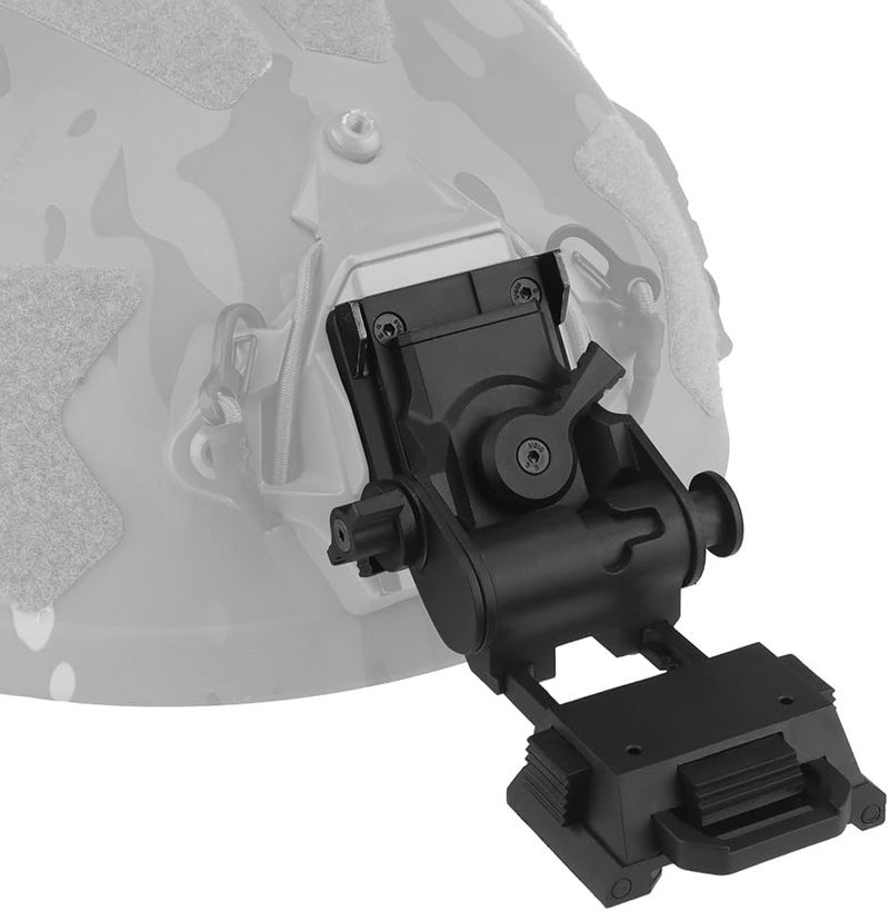 Lpoip Night Vision Mount,NVG Tactical Helmet Mount, for L4g24 NVG， Plastics(Black) - Image 1