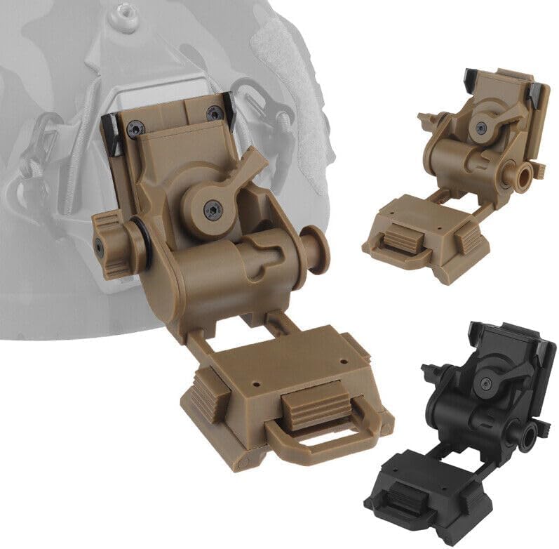 Lpoip Night Vision Mount,NVG Tactical Helmet Mount, for L4g24 NVG， Plastics(Black) - Image 2