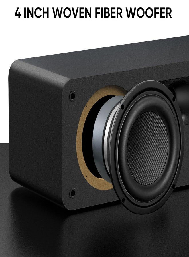 Saiyin Center Channel Speaker,Dual 4-Inch Woofers and Silk Tweeter, Crystal-Clear for Home Theater Dialogue,Passive, Wall Mountable, Single - Image 4