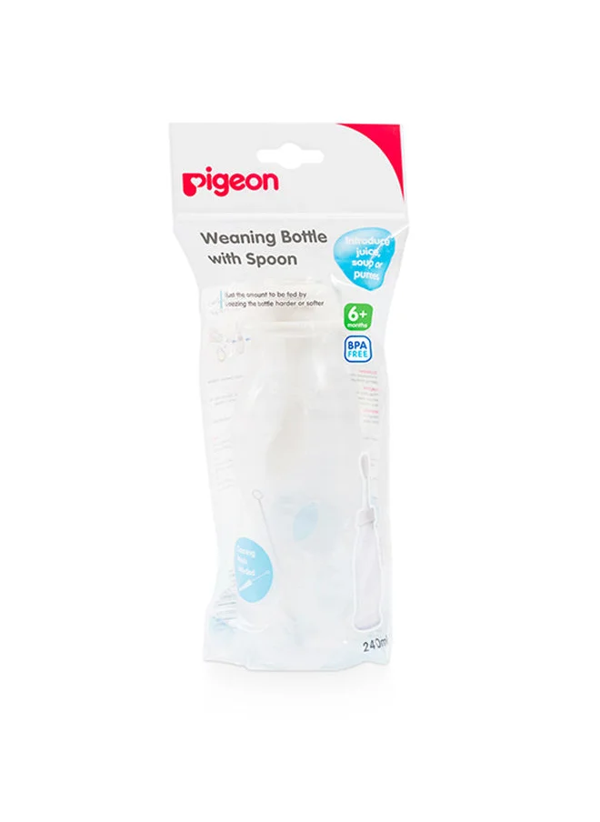 بيجون Weaning Bottle With Spoon 240Ml