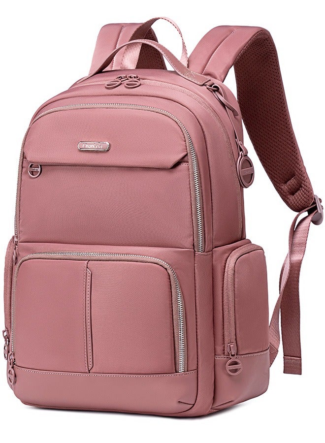 Chantria CB00786 Stylish Anti-theft 15.6-Inch Laptop Water-resistant For Travel Work School Business For Women Fashion Durable Casual Backpack Bag - Nostalgia Rose  - Image 1