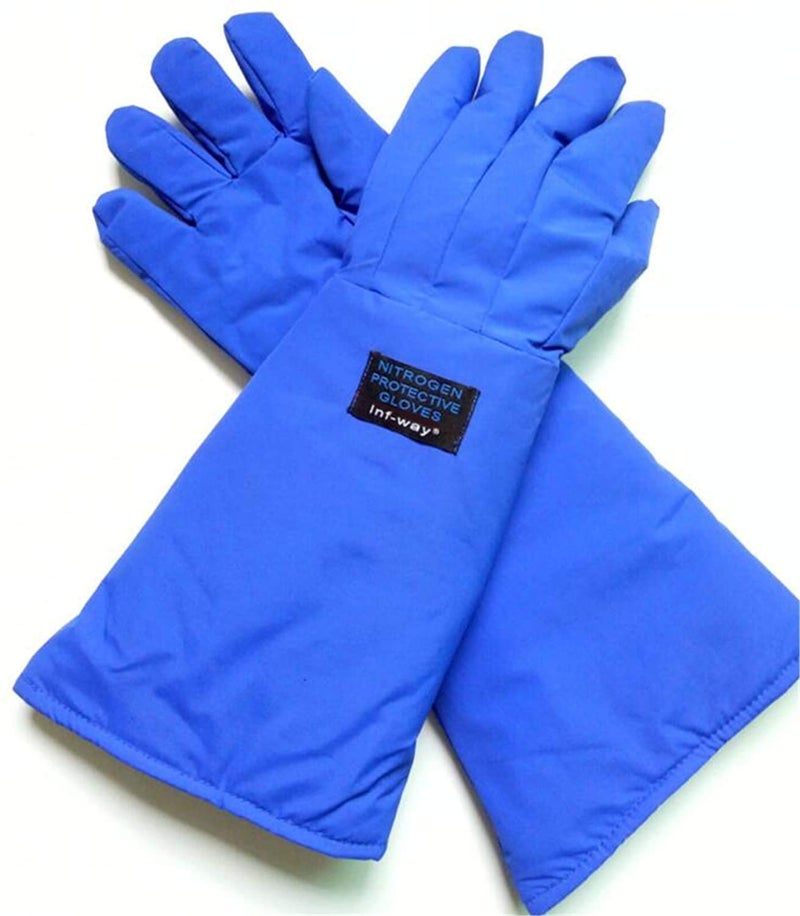 Inf-way Cryogenic Gloves Low Temperature LN2 Liquid Nitrogen Protective Gloves Cold Storage Safety Frozen Gloves Elbow Length/19" - Image 4
