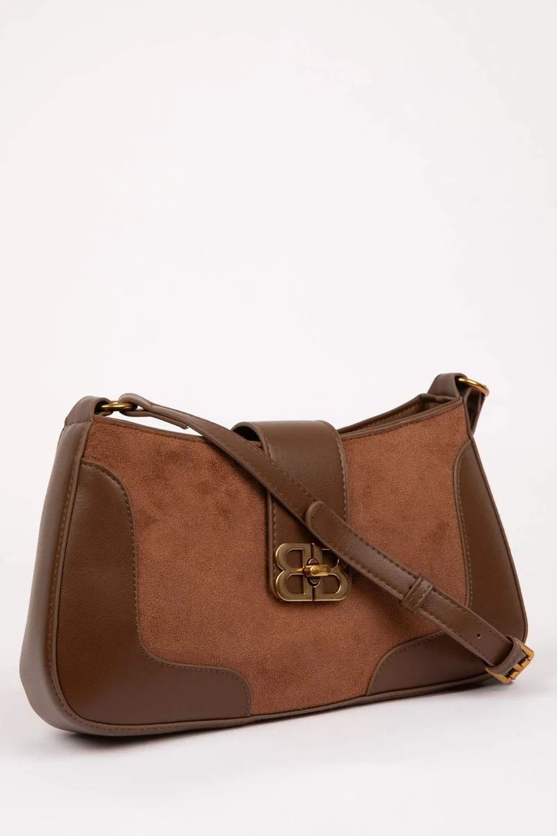ديفاكتو Suede Shoulder bag