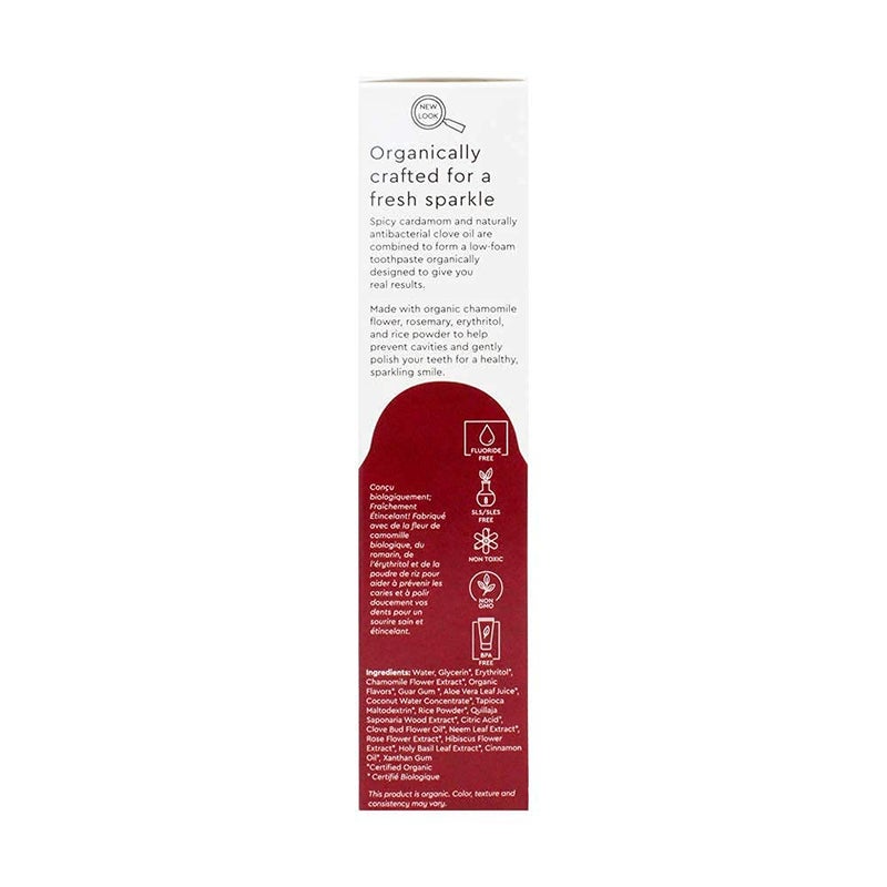 RADIUS Toothpaste Clove Cardamom 3 oz USDA Organic NonToxic ChemicalFree GlutenFree Designed to Improve Gum Health Prevent Cavities Pack of 3 - Image 5
